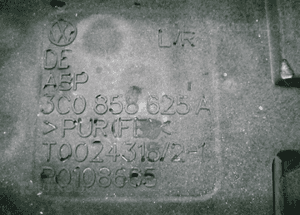 Osłona obudowa kolumny kierowniczej VW Passat B6 3C0858625A 7