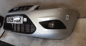 Zderzak przód przedni do ford focus MK2 ii lift fl halogeny 03 srebrny 4