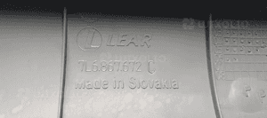 Tapicerka osłona klapy bagażnika prawa VW Touareg 7L6867672C 5