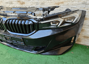 Zderzak pas przedni chłodnice lampy led bmw 3 G20 G21 lci 4