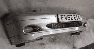 Zderzak przód przedni do mercedes c klasa W203 halogeny srebrny 744 4