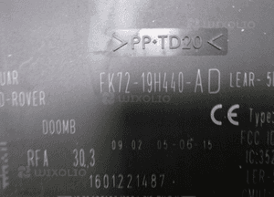 Jaguar xe X760 xf f-pace moduł keyless sterownik 6