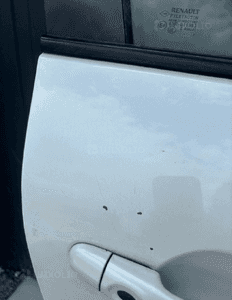 Drzwi prawy przod przednie captur i biala perla fv 4