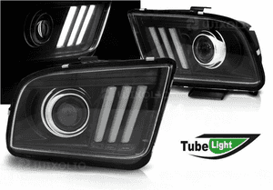 REFLEKTORY LAMPY DO FORD MUSTANG Od 2004 Do 2009 Roku LED HI/LOW 1