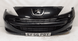 Zderzak przód przedni do peugeot 207 ciemny szary 1