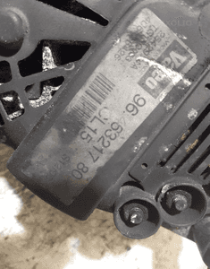 ALTERNATOR  PEUGEOT 407 1.6 HDI NR: 9646321780 WYSYŁKA! 4