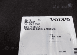 Volvo XC40 tapicerka boczek bagażnika lewa 31440891 4