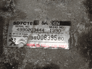 SPRĘŻARKA PEUGEOT 308 9800839580 4