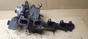 Turbina turbosprężarka lewa turbo nastawnik kolektor Audi A8 D3 4.2 TDI 057145721N 8