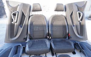 FOTELE SIEDZENIA PÓŁ SKÓRA GRZANE EUROPA BOCZKI VOLKSWAGEN SCIROCCO 3