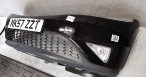 Zderzak przód przedni do honda civic viii 8 ufo spryski xenon halogeny B92P czarny 3