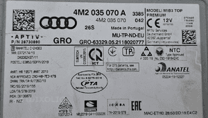 Audi Q7 Q8 MULTIMEDIA NAWIGACJA MIB3 TOP PREMIUM 4M2035070A Uszkodzony 5