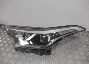 Lampa przód przednia lewa toyota c-hr chr soczewka led 2016- 4