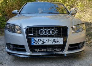 Logo Napis Emblemat QUATTRO 100% Stal Nierdzewna AUDI Gril Atrapa 16