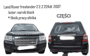 Land Rover freelander 2 2.2 224dt 2007 narvik black Wtryski turbina turbosprężarka silnik skrzynia biegów 3