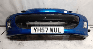 Zderzak przód przedni peugeot 308 spryskiwacze xenon halogeny kmfd niebieski 1