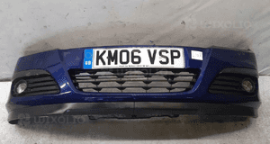 Zderzak przód przedni do opel astra h 3 iii Z21B granat granatowy halogeny 1