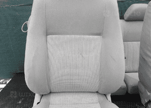 Fotele Fotel Kanapa Welur Jasne Siwe Podlokietnik VW Golf IV 4 3 drzwi komplet 17