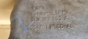 Miska olejowa oleju czujnik Audi A4 B6 1.6 06B103603A 7