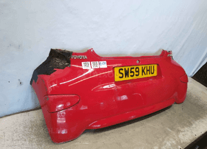 Zderzak tył tylny toyota aygo i 1 3P0 czerwony 2