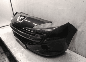 Zderzak przód przedni peugeot 207 exl exld czarny halogeny 4