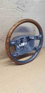 Kierownica czteroramienna drewniana drewno VW Touareg 7L6419091M 4