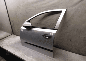 Drzwi przód przednie lewe opel astra h 3 iii Z157 srebrny 5D 5 drzwi hb 4