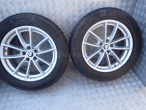 KOŁA FELGI ALUMINIOWE BMW 7JX18 ET 22 Z OPONAMI ZIMA 225/60/18 XL KOMPLET 3
