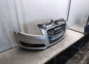 Zderzak przód przedni kompletny audi A3 8P lift 08-12 LY7W srebrny 4