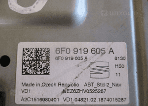 WYŚWIETLACZ RADIA NAWIGACJI SEAT ARONA 6F0919605A 3