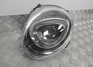 Lampa przednia przód lewa fiat 500 lift soczewka 2015-2022 2
