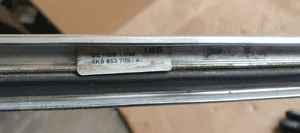 Listwa dachowa lewa chrom Audi A4 B8 Kombi 8K9853703 6