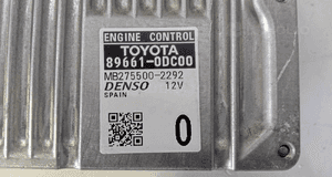 TOYOTA YARIS III komputer sterownik silnika ECU 2011-2019 89661-0DC00 4