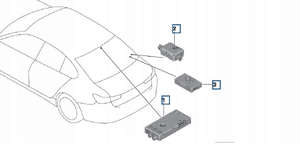 BMW OE Wzmacniacz antenowy 5A1D446 2