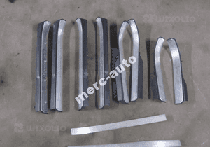 MERCEDES  listwy progowe chrom long i zwykła 1