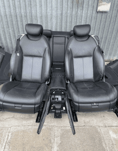 mercedes cl 216 fotel prawy wentylowany grzane dynamic czarna skora kanapa boczek siedzisko tunel 2