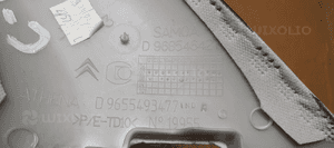 Osłona poszycie słupka prawy przód Citroen C5 III 4