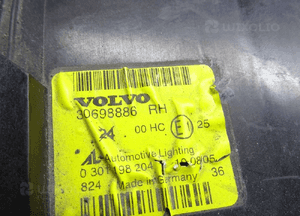 Lampa soczewka lewy przód volvo V50 S40 ii 31335221 15