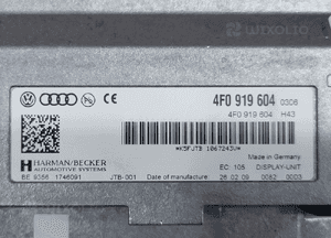 Audi A6 C6  monitor wyświetlacz  ekran MMI 4F0919604 3