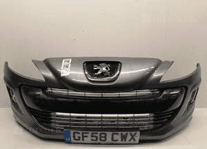 Zderzak przód przedni do peugeot 308 kth szary grafitowy halogeny 1