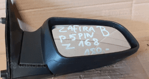 Lusterko prawe 5 pin opel zafira b Z168 2