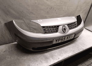 Zderzak przód przedni do renault scenic ii 2 NV632 błękitny halogeny 3
