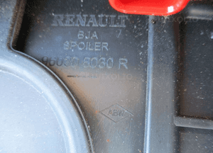 spoiler klapy lotka stop CLIO V HB 960308030R 5