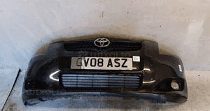 Zderzak przód przedni toyota auris i 1 halogeny szary grafitowy 1