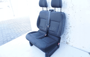 Fotel kanapa pasażera opel vivaro b 3