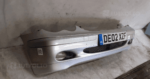 Zderzak przód przedni do mercedes W203 halogeny srebrny 744 4