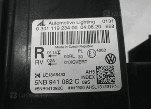 Vw tiguan ii lift full led iq light bdb lampa przednia prawa 15