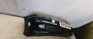 Zderzak przód przedni mercedes benz c klasa W203 zgnita zieleń zielony halogeny 6