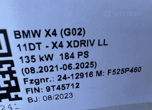 Fotele boczki kanapa oparcie wnętrze środek bmw X4 G02 14