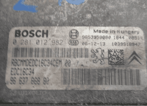 Sterownik silnika jumpy expert 1.6 hdi 0281012982 2